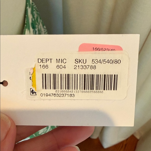 NWT Sugarlips 100% cotton Floral Green Maxi Skirt with rikrak SIZE XL - Picture 10 of 10